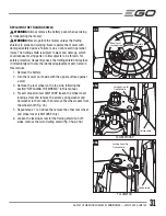Предварительный просмотр 31 страницы EGO LM2100 Operator'S Manual