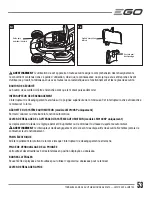 Preview for 53 page of EGO LM2100 Operator'S Manual