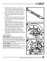 Preview for 67 page of EGO LM2100 Operator'S Manual