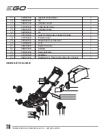 Preview for 78 page of EGO LM2100 Operator'S Manual