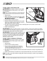 Предварительный просмотр 96 страницы EGO LM2100 Operator'S Manual