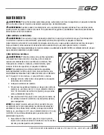 Preview for 105 page of EGO LM2100 Operator'S Manual