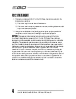 Preview for 4 page of EGO Nexus PST3040 Operator'S Manual
