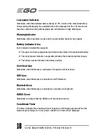 Предварительный просмотр 18 страницы EGO Nexus PST3040 Operator'S Manual