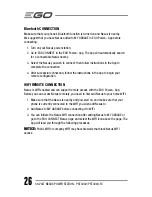 Предварительный просмотр 26 страницы EGO Nexus PST3040 Operator'S Manual