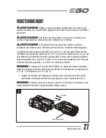 Предварительный просмотр 27 страницы EGO PAD1500 Operator'S Manual