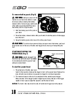Preview for 18 page of EGO PH1400 Operator'S Manual