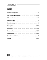 Предварительный просмотр 48 страницы EGO PH1400 Operator'S Manual