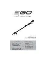 EGO Power+ BC1500E Operator'S Manual предпросмотр