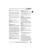 Предварительный просмотр 11 страницы EGO Power+ BC1500E Operator'S Manual