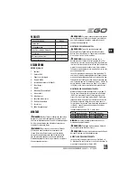 Предварительный просмотр 19 страницы EGO Power+ BC1500E Operator'S Manual