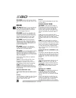 Предварительный просмотр 20 страницы EGO Power+ BC1500E Operator'S Manual