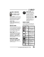 Предварительный просмотр 25 страницы EGO Power+ BC1500E Operator'S Manual