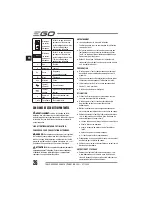 Предварительный просмотр 26 страницы EGO Power+ BC1500E Operator'S Manual