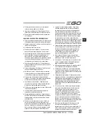 Предварительный просмотр 27 страницы EGO Power+ BC1500E Operator'S Manual