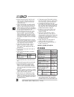 Предварительный просмотр 28 страницы EGO Power+ BC1500E Operator'S Manual