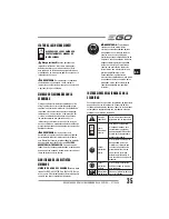 Preview for 35 page of EGO Power+ BC1500E Operator'S Manual