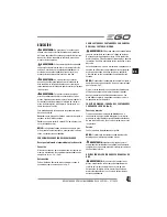 Предварительный просмотр 41 страницы EGO Power+ BC1500E Operator'S Manual