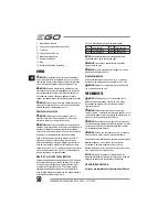 Preview for 50 page of EGO Power+ BC1500E Operator'S Manual