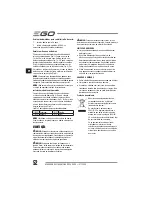 Preview for 52 page of EGO Power+ BC1500E Operator'S Manual