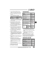 Preview for 59 page of EGO Power+ BC1500E Operator'S Manual