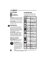 Preview for 66 page of EGO Power+ BC1500E Operator'S Manual