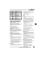 Предварительный просмотр 67 страницы EGO Power+ BC1500E Operator'S Manual