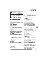 Preview for 77 page of EGO Power+ BC1500E Operator'S Manual