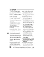 Предварительный просмотр 114 страницы EGO Power+ BC1500E Operator'S Manual