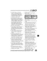 Preview for 115 page of EGO Power+ BC1500E Operator'S Manual