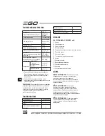 Preview for 116 page of EGO Power+ BC1500E Operator'S Manual