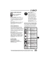 Preview for 123 page of EGO Power+ BC1500E Operator'S Manual