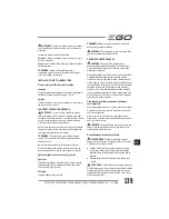 Preview for 139 page of EGO Power+ BC1500E Operator'S Manual