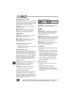 Preview for 140 page of EGO Power+ BC1500E Operator'S Manual