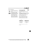 Preview for 141 page of EGO Power+ BC1500E Operator'S Manual