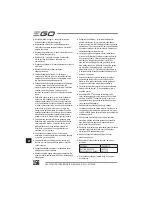 Preview for 156 page of EGO Power+ BC1500E Operator'S Manual