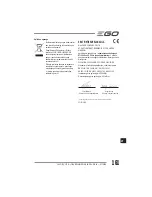 Предварительный просмотр 161 страницы EGO Power+ BC1500E Operator'S Manual