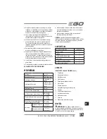 Предварительный просмотр 167 страницы EGO Power+ BC1500E Operator'S Manual