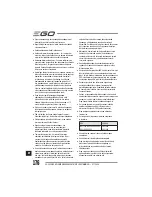 Предварительный просмотр 176 страницы EGO Power+ BC1500E Operator'S Manual