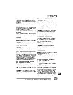 Preview for 179 page of EGO Power+ BC1500E Operator'S Manual