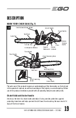 Предварительный просмотр 19 страницы EGO Power+ CS1600 Operator'S Manual