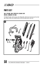 Предварительный просмотр 50 страницы EGO Power+ CS1600 Operator'S Manual