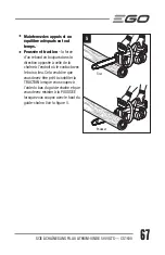 Предварительный просмотр 67 страницы EGO Power+ CS1600 Operator'S Manual