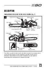 Предварительный просмотр 73 страницы EGO Power+ CS1600 Operator'S Manual