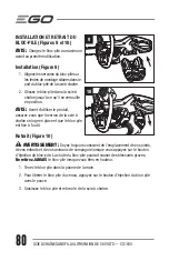 Предварительный просмотр 80 страницы EGO Power+ CS1600 Operator'S Manual