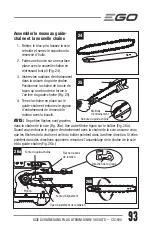 Предварительный просмотр 93 страницы EGO Power+ CS1600 Operator'S Manual