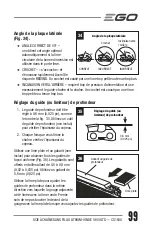 Предварительный просмотр 99 страницы EGO Power+ CS1600 Operator'S Manual