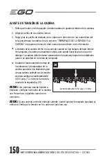 Предварительный просмотр 150 страницы EGO Power+ CS1600 Operator'S Manual