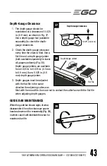 Preview for 43 page of EGO Power+ CS1800 Operator'S Manual