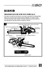 Предварительный просмотр 69 страницы EGO Power+ CS1800 Operator'S Manual